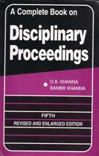 Disciplinary Proceedings D B Khanna