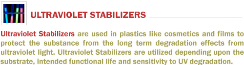 Ultraviolet Stabilizers