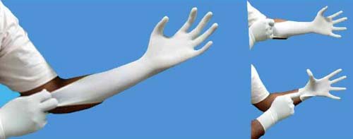 Long Latex Surgical Gloves