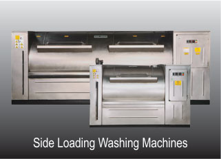 Side loading washing machines