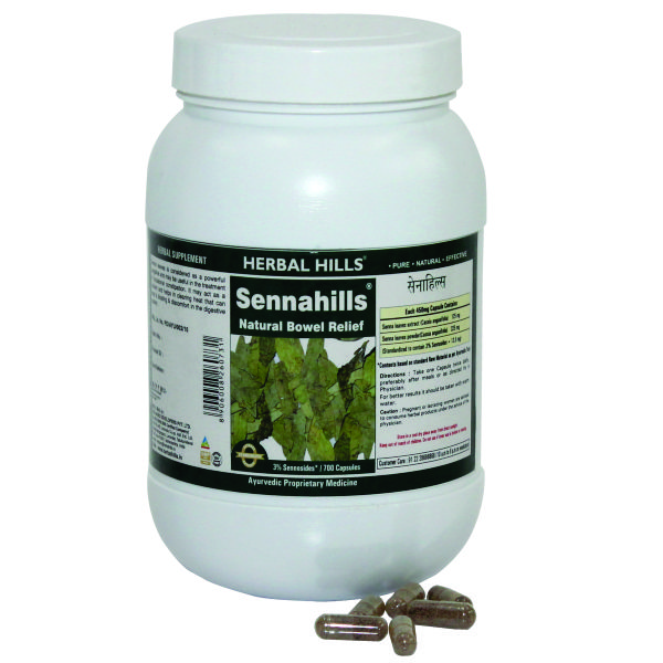 Senna Capsules- Senahiils Cassia Angustifolia, Packaging Type : HDPE Bottle