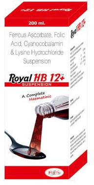 HB12+ Iron Syrup, Form : Liquid