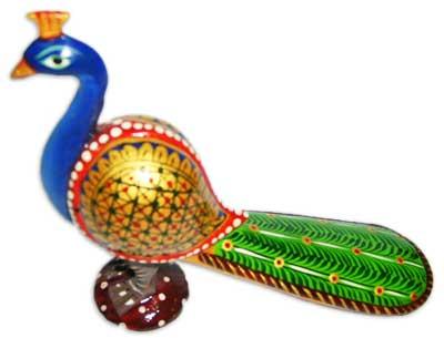 Wooden Peacock Coloured, Feature : High Aesthetic Appeal, Smooth Edges, Flawless Finish, Attractive Look