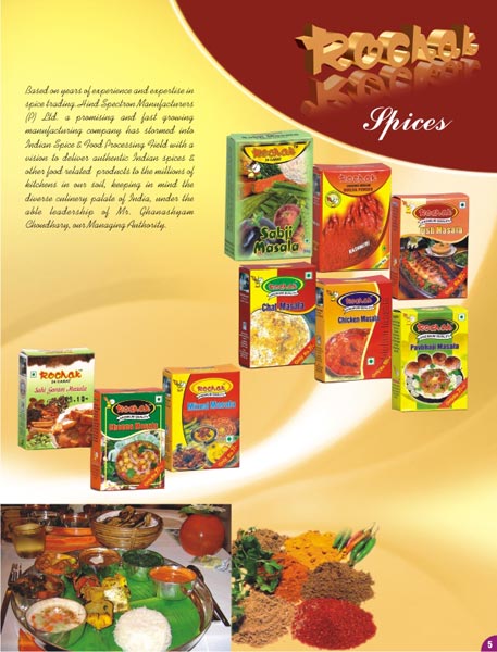 Spices, Food Products