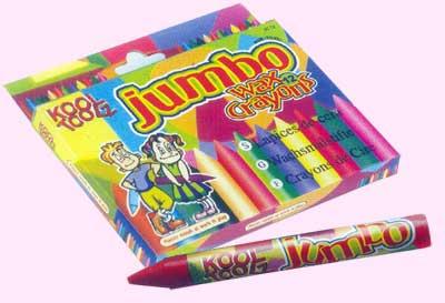 Jumbo Wax Crayons 12