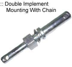 Double Implement Mounting Pin with Chain