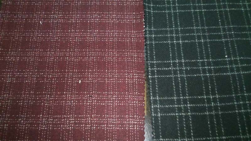checked suiting fabric