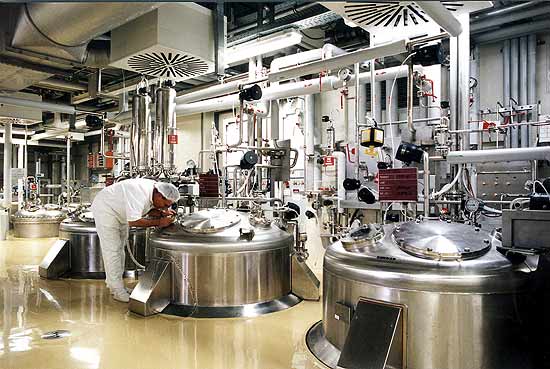 pharmaceutical processing plant