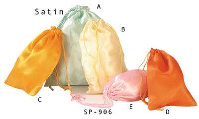 SP-906 Satin Drawstring Bags
