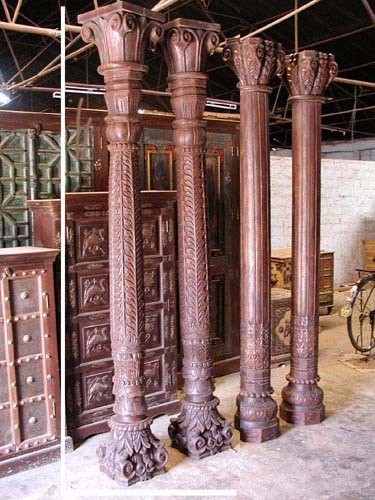 Wooden Pillars