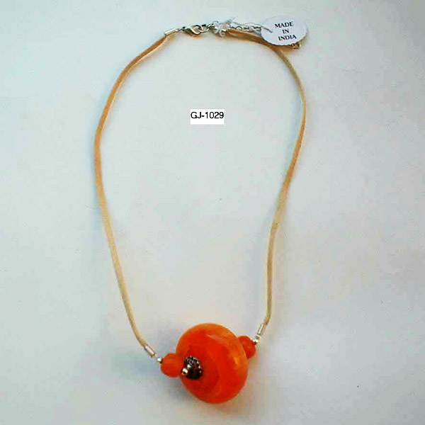 Necklace with Chemical Beads