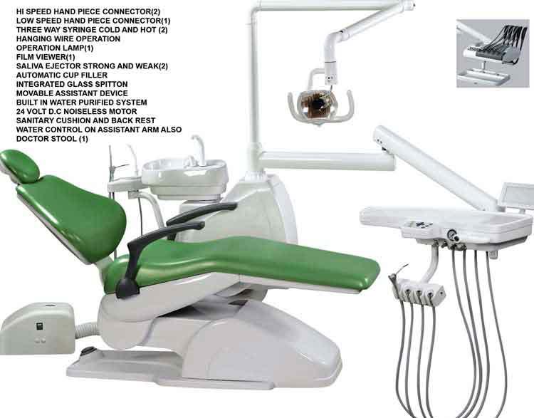 Aluminium Non Polished Delight Dental Chair, Feature : Durable, Fine Finishing, Good Quality