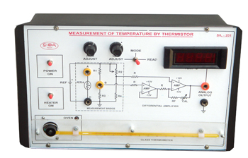 MEASUREMENT OF TEMPERATURE USING THERMISTOR