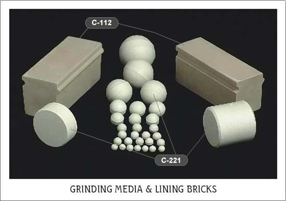 Grinding Media & Lining Bricks