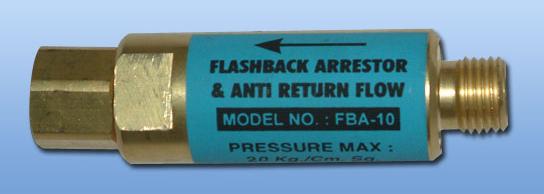 Flashback Arrestors and Anti Return Flow