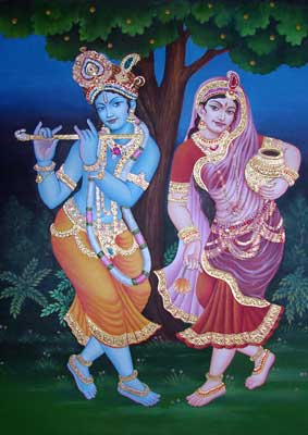 Krishna & Radha Painting