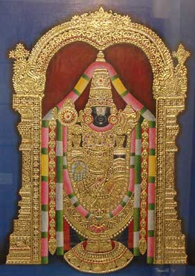 Lord Tirupati Balaji Painting