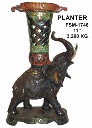BC - 11 Brass Crafts (Elephant Planter-B)