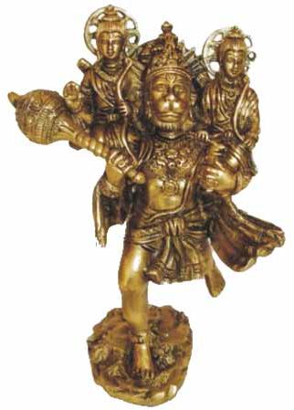 BHS-03 Brass Hanuman Statue