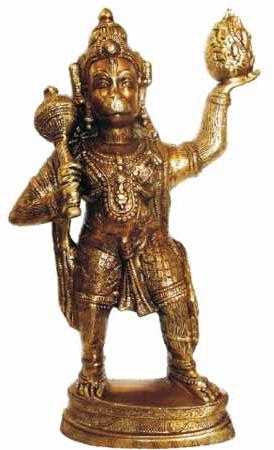 BHS-04 Brass Hanuman Statue