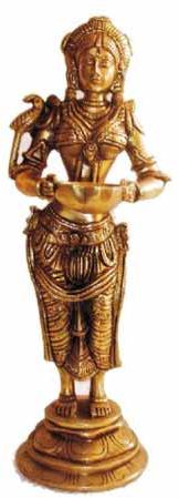 BLS-02 Brass Laxmi Statue