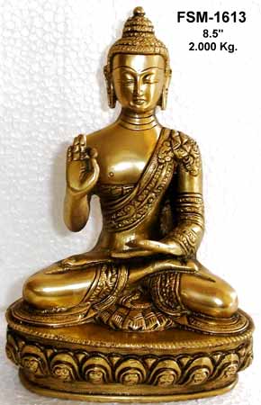 Brass Buddha Statue BBS - 06