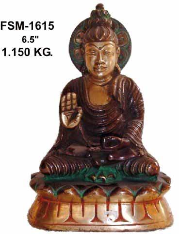 Brass Buddha Statue BBS - 19