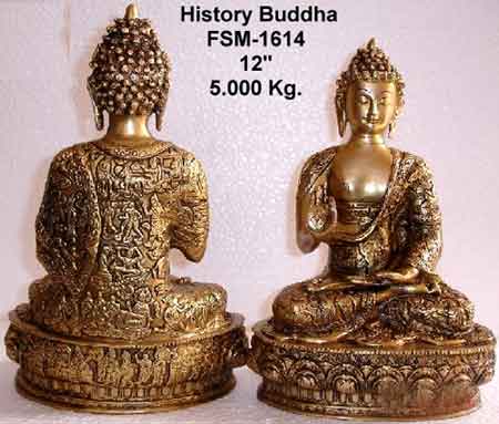 Brass Buddha Statue BBS - 21