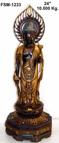 Brass Buddha Statue BBS - 22