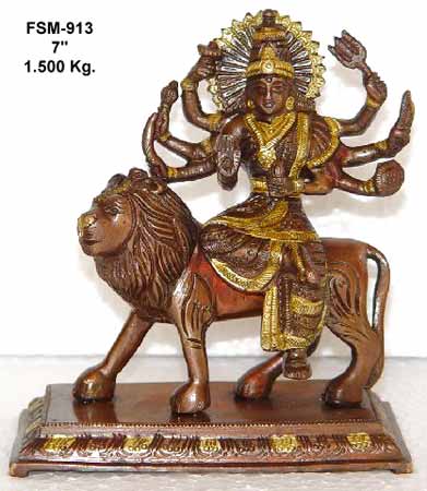Brass Durga Statue BDS - 04