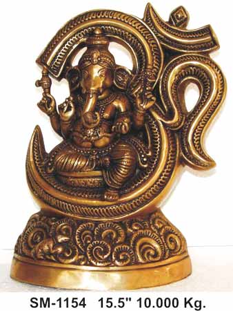 Brass Ganesh Statue- G- 025