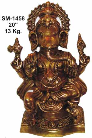 Brass Ganesh Statue- G- 027