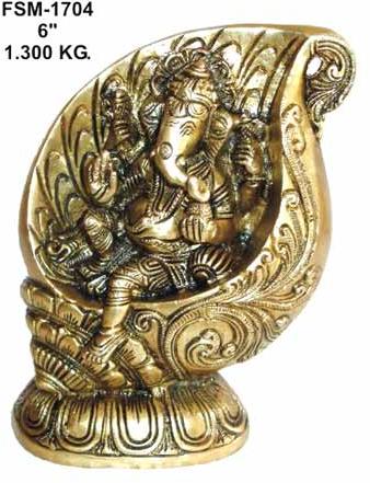 Brass Ganesh Statue- G-24