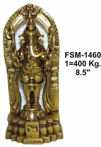 Smart Brass Ganesh Statue- G-34