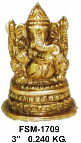 Brass Ganesh Statue- Gs-04