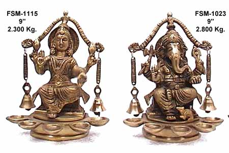 Brass Ganesh Statue- Lg- 07