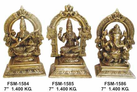 Smart Brass Ganesh Statue- Lg-10