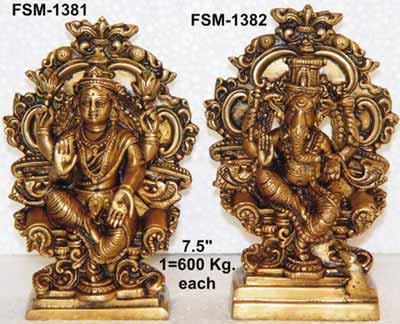 Brass Ganesh Statue- Lg-11