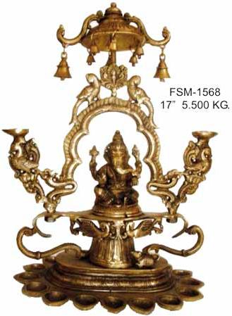 Smart Brass Ganesha Statue G-002
