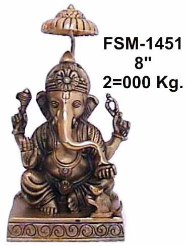 Brass Ganesha Statue G-04