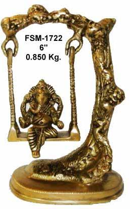 Smart Brass Ganesha Statue- G-14