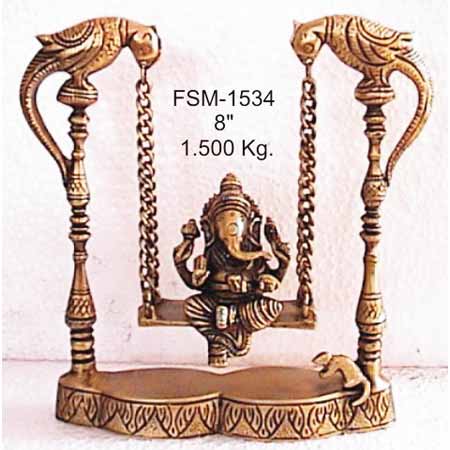 Brass Ganesha Statue- G-15