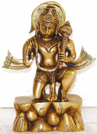 Brass Hanuman Statue BHS-01