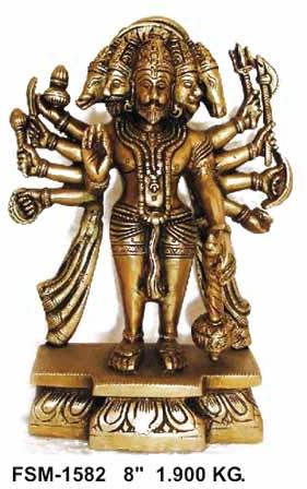 Brass Hanuman Statue- Bhs- 07