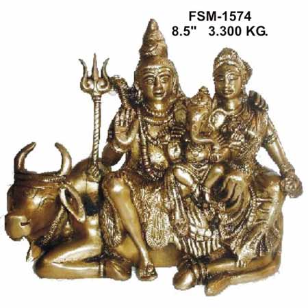 Brass Shiva Statue- Bss-14