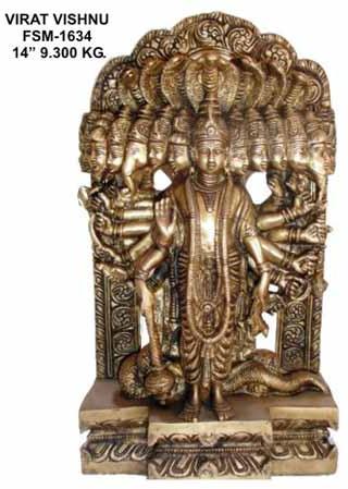 Brass Vishnu Laxmi BVL-05