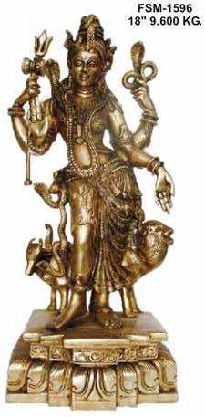 BSS-01 Brass Shiva Statue