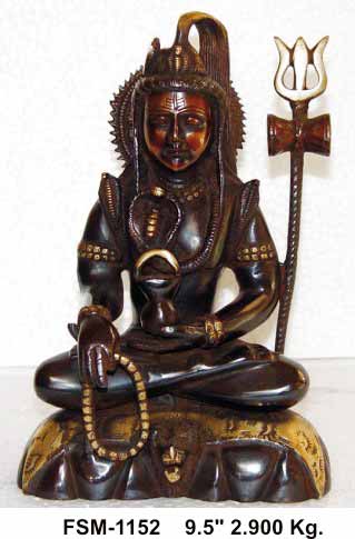 Smart BSS-03 Brass Shiva Statue