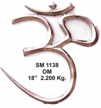 BWH - 16 Brass Wall Hangings (Om)