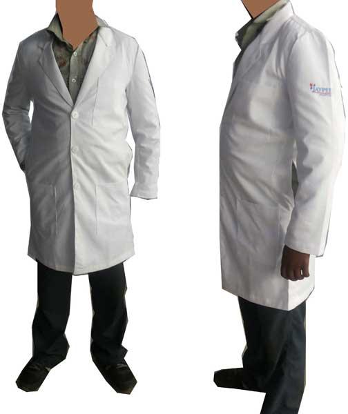 White Long Lab Coat